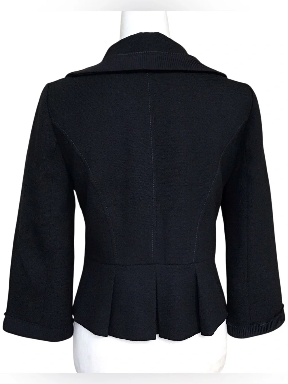Ann Taylor Black Virgin Wool Blazer